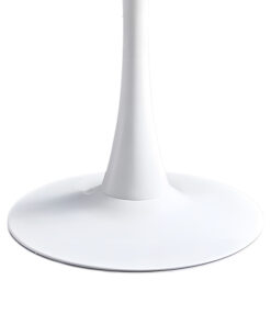 Τραπεζαρία Elijah-Bella pakoworld σετ 3τεμ σε λευκή-γκρι απόχρωση Φ60×74εκ – 200-001150