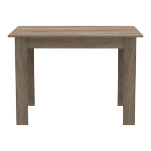 Τραπεζαρία Manka-Parker pakoworld σετ 5τεμ mdf σε μαύρη-sonoma truffle απόχρωση 110x80x77εκ – 200-001161