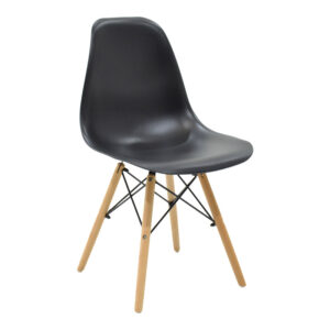 Τραπεζαρία Cuba-Julita pakoworld σετ 5τεμ MDF sonoma-μαύρο-φυσικό 120x70x76εκ – 200-001194