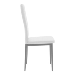 Τραπεζαρία Cuba-Parker pakoworld σετ 5τεμ sonoma-λευκό 120x80x75εκ – 200-001209