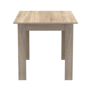Τραπεζαρία Manka-Bella pakoworld σετ 5τεμ σε sonoma απόχρωση 110x80x70εκ – 200-001227