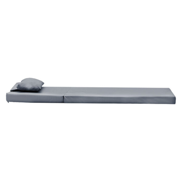 Μαξιλάρι ξαπλώστρας Sunset pakoworld ύφασμα γκρι 60x185x10εκ – 211-000007