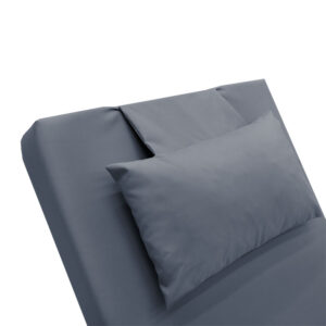 Μαξιλάρι ξαπλώστρας Sunset pakoworld ύφασμα γκρι 60x185x10εκ – 211-000007