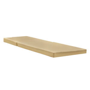 Μαξιλάρι ξαπλώστρας Sadie pakoworld ύφασμα μπεζ 65x185x7εκ – 211-000016