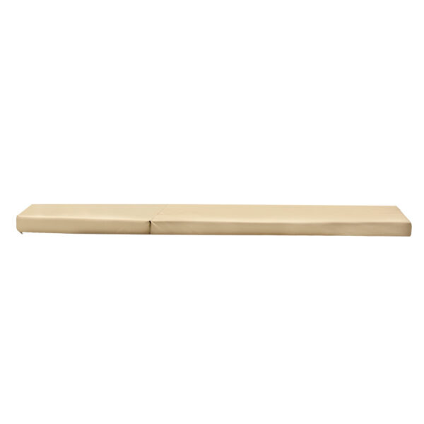 Μαξιλάρι ξαπλώστρας Sadie pakoworld ύφασμα μπεζ 65x185x7εκ – 211-000016