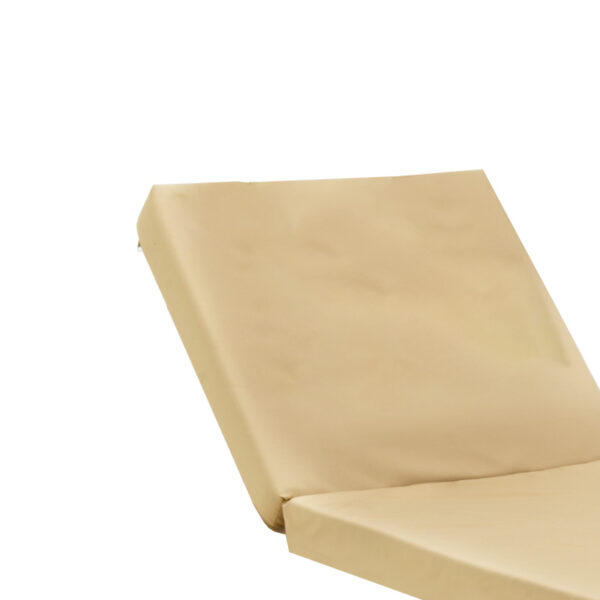 Μαξιλάρι ξαπλώστρας Sadie pakoworld ύφασμα μπεζ 65x185x7εκ – 211-000016