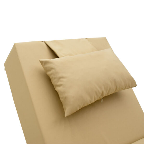 Μαξιλάρι ξαπλώστρας Specta pakoworld ύφασμα μπεζ 60x190x20εκ – 211-000022