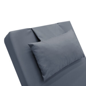 Μαξιλάρι ξαπλώστρας Sadie pakoworld ύφασμα γκρι 65x185x15εκ – 211-000023