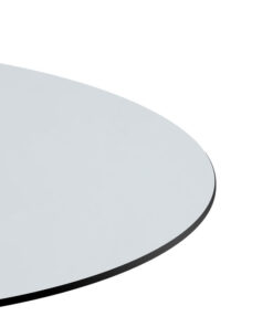 Επιφάνεια τραπεζιού Fervor pakoworld HPL ivory Φ69εκ πάχους 12mm – 215-000002