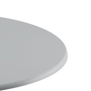 Επιφάνεια τραπεζιού Skyline pakoworld Werzalit ivory Φ60εκ πάχους 25mm – 215-000015