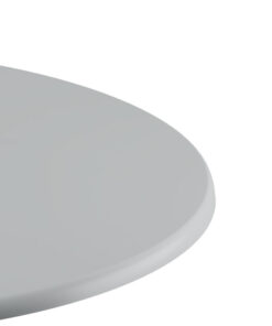 Επιφάνεια τραπεζιού Skyline pakoworld Werzalit ivory Φ70εκ πάχους 25mm – 215-000016