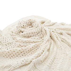 Δίχτυ σκίασης Roof pakoworld μακραμέ μπεζ 4x4m – 220-000009