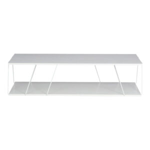 Τραπέζι σαλονιού Tars pakoworld λευκό 120x50x30εκ – 225-000025