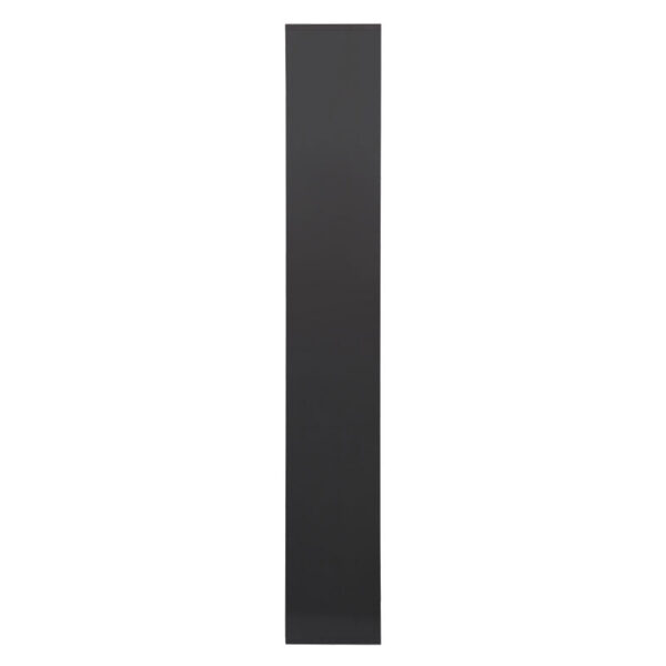 Βιβλιοθήκη Tars pakoworld ανθρακί-μαύρο 84x24x157εκ – 225-000033