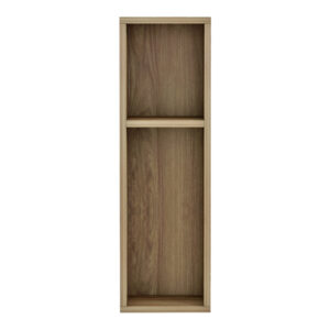Ραφιέρα-κομοδίνο τοίχου Racks pakoworld σε sonoma απόχρωση 20x15x65εκ – 230-000045