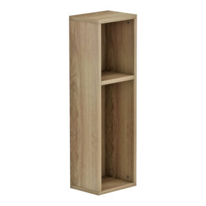 Ραφιέρα-κομοδίνο τοίχου Racks pakoworld σε sonoma απόχρωση 20x15x65εκ – 230-000045