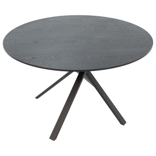 Tραπέζι Cerco pakoworld MDF μαύρο Φ120×75εκ – 235-000031