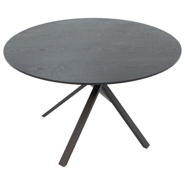 Tραπέζι Cerco pakoworld MDF μαύρο Φ120×75εκ – 235-000031