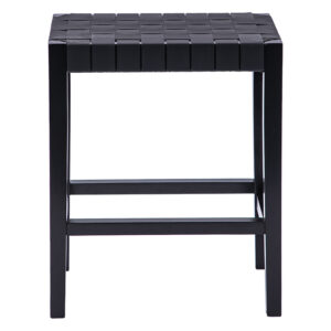 Σκαμπό Ridley pakoworld ξύλο-pu μαύρο 51x34x61.5εκ – 236-000013