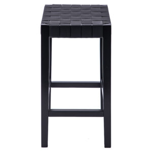 Σκαμπό Ridley pakoworld ξύλο-pu μαύρο 51x34x61.5εκ – 236-000013