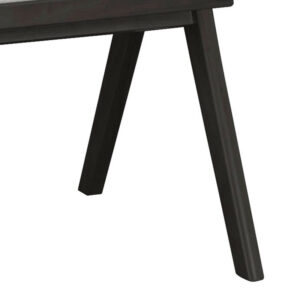 Πολυθρόνα Winslow pakoworld ξύλο rubberwood μαύρο-pvc rattan φυσικό-ύφασμα γκρι – 247-000005