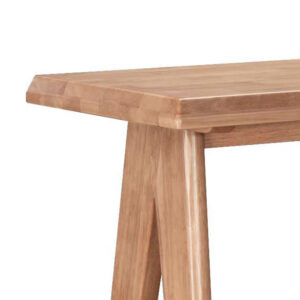 Τραπέζι Bar Winslow pakoworld ξύλο rubberwood ανοικτό καρυδί 120x45x100εκ – 247-000006