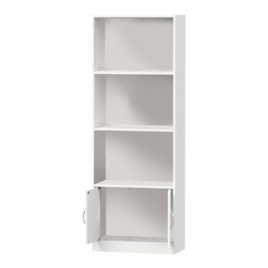 Βιβλιοθήκη Negan pakoworld λευκό μελαμίνης 60x29x166εκ – 248-000016