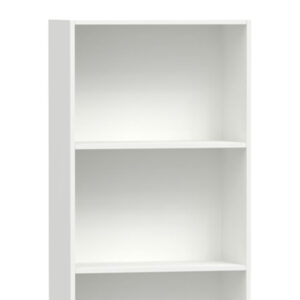 Βιβλιοθήκη Negan pakoworld λευκό μελαμίνης 60x29x166εκ – 248-000016