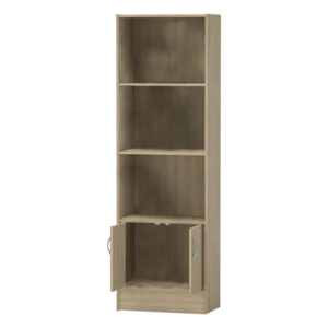 Βιβλιοθήκη Negan pakoworld sonoma μελαμίνης 57x33x180εκ – 248-000018