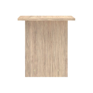Τραπέζι Kumba pakoworld σε oak απόχρωση 80x40x42εκ – 248-000025