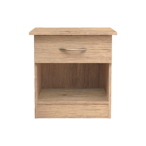 Κομοδίνο Kona pakoworld σε oak απόχρωση 40x34x42εκ – 248-000027