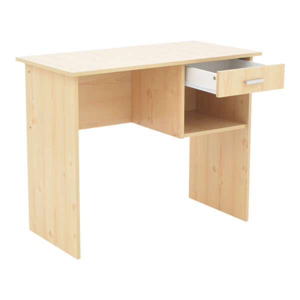 Γραφείο εργασίας με συρτάρι Michael pakoworld φυσικό 88x45x72εκ – 249-000013