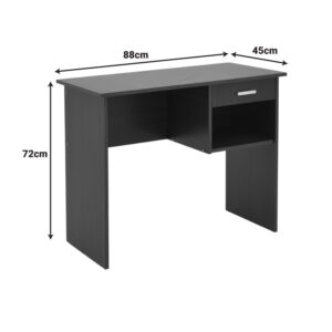 Γραφείο εργασίας με συρτάρι Michael pakoworld wenge 88x45x72εκ – 249-000014