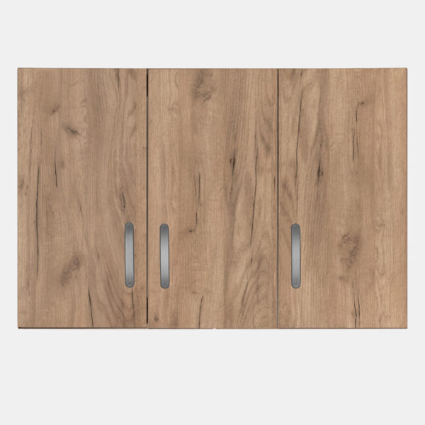 Πατάρι ντουλάπας Zelia pakoworld τρίφυλλο oak 90x42x60εκ – 249-000041