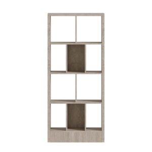Βιβλιοθήκη Dividre pakoworld sonoma oak μελαμίνης 80x30x181εκ – 249-000049
