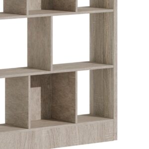 Βιβλιοθήκη Dividre pakoworld sonoma oak μελαμίνης 120x30x181εκ – 249-000050