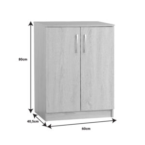 Παπουτσοθήκη-ντουλάπι Shordo pakoworld wenge μελαμίνης 60×40.5×80εκ – 249-000053