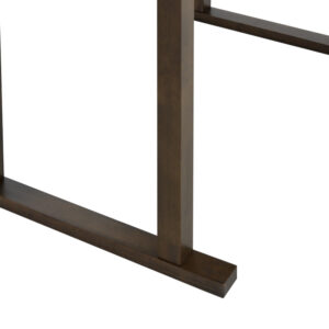 Τραπέζι μπαρ Tenor pakoworld φυσικό ξύλο rubberwood-ΜDF καρυδί 150x90x91.5εκ – 250-000001