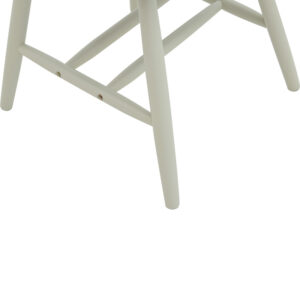 Καρέκλα Larus pakoworld φυσικό ξύλo rubberwood ανθρακί-λευκό 50x49x90εκ. – 250-000006