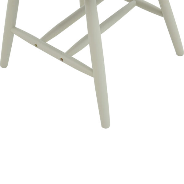 Καρέκλα Larus pakoworld φυσικό ξύλo rubberwood ανθρακί-λευκό 50x49x90εκ. – 250-000006