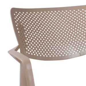 Πολυθρόνα Frontline pakoworld PP cappucino – 253-000018