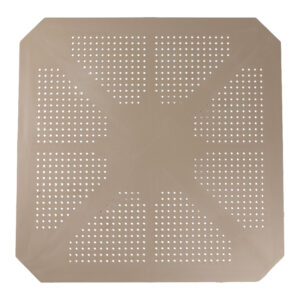 Τραπέζι Icon  pakoworld PP σε απόχρωση cappucino 80x80x74.5εκ – 253-000117