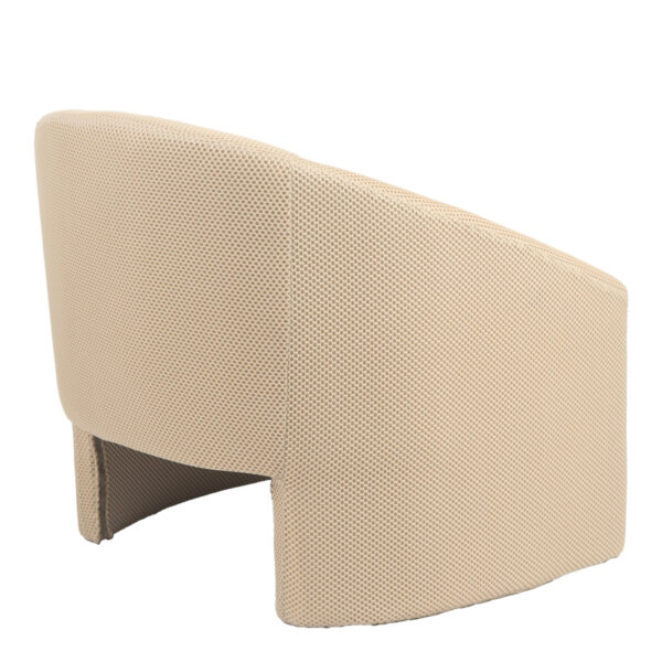 Πολυθρόνα Mordak pakoworld μπεζ ύφασμα 82x72x74εκ – 255-000068