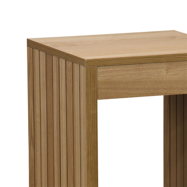 Βοηθητικό τραπέζι Focused pakoworld MDF φυσικό 40x40x50εκ – 260-000002