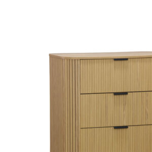 Συρταριέρα Scandi pakoworld με 4 συρτάρια φυσικό 79x46x115εκ – 260-000011