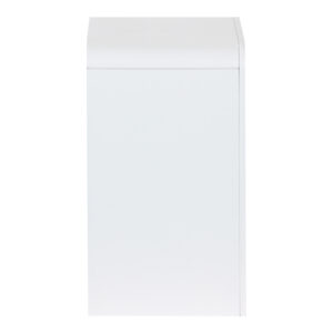 Κομοδίνο Zeplen pakoworld MDF σε λευκή απόχρωση 40x30x53εκ – 260-000026