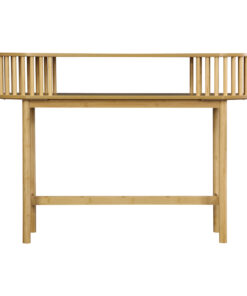 Κονσόλα Nodial pakoworld MDF/Bamboo σε φυσική απόχρωση 120x39x85εκ – 260-000027