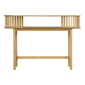 Κονσόλα Nodial pakoworld MDF/Bamboo σε φυσική απόχρωση 120x39x85εκ – 260-000027