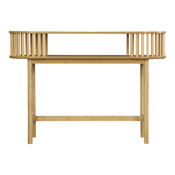Κονσόλα Nodial pakoworld MDF/Bamboo σε φυσική απόχρωση 120x39x85εκ – 260-000027