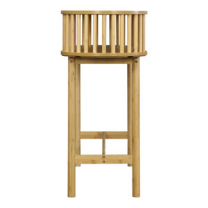 Κονσόλα Nodial pakoworld MDF/Bamboo σε φυσική απόχρωση 120x39x85εκ – 260-000027